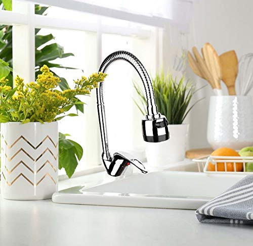 Küchenarmatur mit 360° Brause | Wasserhahn | Küchen Armatur| Edelstahl Spültischarmatur | Mischbatterie Küche | Badarmatur | Badezimmerarmatur | Waschbeckenarmatur