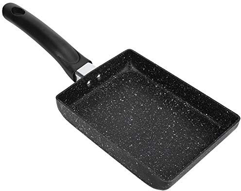 Jenngaoo Non-Stick Square Frying Pan for Tamagoyaki, Crepes, Pancakes & Cake Rolls - Aluminum Kitchen Tool with Heat-Resistant Coating, Easy Clean Multi-Purpose Cookware for Gas & Induction Stoves