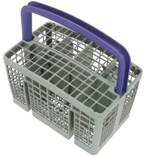 SPARES2GO Panier à couverts compatible avec lave-vaisselle Beko (violet/gris)