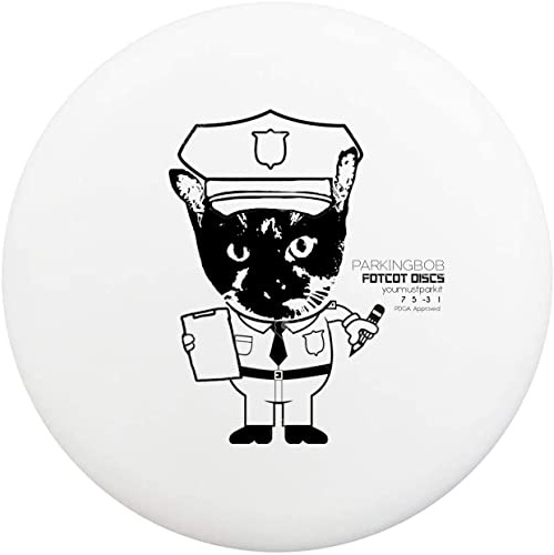 FotCot Discs Parking Bob Fairway Driver Disc Golf Disc ParkingBob (5 Drivers, Red Stamp, White Disc)