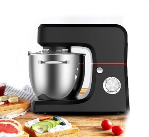 Stand Mixer, 1800W Food Mixer Dough Blender, 10L Electric Cake Mixer with Bowl, Dough Kneading Machine for Most Home Cooks black