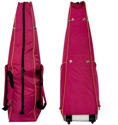 TBQATNTS Fencing Suit Pull Rod Type Sword Bag,Fencing Sword Bag,Fencing Bag for Equipment,Fencing Storage Bag, Suitable for Foil/Epee/Saber Mask and Fencing Suit Sword Bag,Red