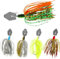 JOLIGAEA 5 Stück Kunstköder Set, 14g Spinnköder, Wobbler Set Kunstköder AngelKöder, Angeln Jig Spinner Set, Köder Künstlicher für Barsch Hecht Flunder Forelle