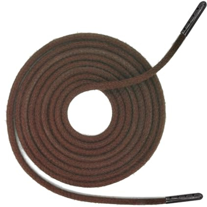 UamGlsob 4mm Round Kevlar Fireproof Unbreakable Work Boots Laces | Heavy Duty Shoelaces Fire Resistant, for Steel Toe Shoes, Welder Footwear, Hiking Boots, Aramid Fibre
