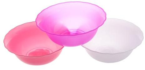 DEARMAMY 3pièces Set De Bassines Rondes Plastique Pour Soins Visage Petite Bassine Portable Multifonction Pour Lavage Mains Et Nettoyage Visage à Domicile Et Instituts De Beauté