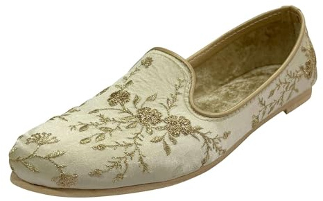Ethnic Punjabi Juttis for Men Traditional Khussa Shoes Wedding Kurta Pajama Slip Ons Sherwani Mojaris