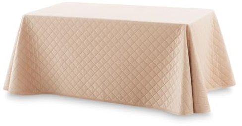 Lanovenanube Falda Camilla Velvet Acolchada Rectangular 80x130 Beig