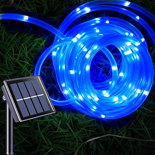 Sunboia Solar Lichterkette Aussen, Lichtschlauch Solar,5M 50 LED Lichterkette Außen Solar,Gartenleuchten Solar für Bäume Terrasse Hof Hochzeit Partys weihnachts Deko