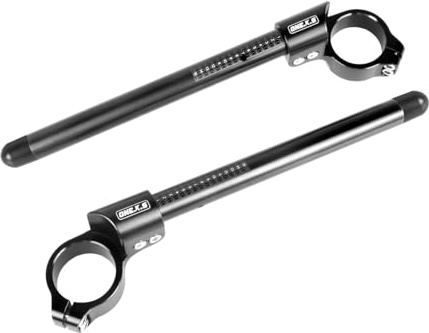 ONE.K.S Motorcycle Handlebar Top Clamp Racing Refit Clip On Handle Bars Front End Upper Top Clamp CNC Aluminum 45 mm/1.77 in For ZX25R ZX4R ZX4RR ZX4R-SE (Black)