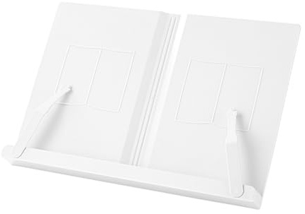 Supporto Lettura Pieghevole Porta Libri Cucina Regolabile A 6 Angoli Con Clip Per Pagina Per Tablet Libri Spartiti Musicali Correzione Della Postura Lettura
