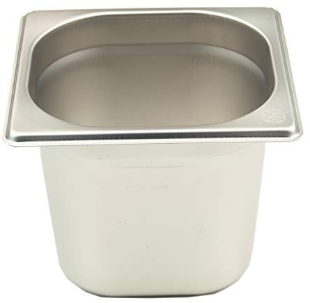 GVK ECO GN Gastronorm 1/6 - Recipiente de acero inoxidable (150 mm)
