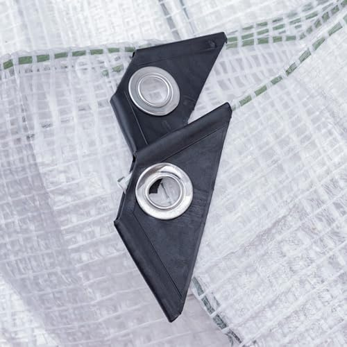 Clear & Reinforced Tarpaulin/Ground Sheet/Fly Sheet,builders tarp,garden dry cover,winter plant cover up (1.5m x2m)