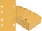 Bosch 50x EXPERT C470 Schleifblatt mit 8 Löchern (für Farbe auf Holz, Hartholz, Ø 93x186 mm, Körnung 80, Professional Zubehör Schwingschleifer)