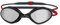 Zoggs Tiger Titanium Regular Schwimmbrille für Erwachsene, Dunkelgrau/Rot/Mirror Smoke, Einheitsgröße, 461094 GYRDMSM R