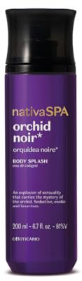 O Boticário Nativa SPA Orquídea Noire Bruma Corporal Body Spray Vaporizador Perfumado de Fragrancia para Cuerpo Explosión de Sensualidad 200ml