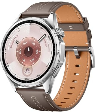 HUAWEI Watch GT 6 46mm GPS Smartwatch, 1.47''AMOLED Pantalla Táctil, hasta 21 Días de Autonomía, Ciclismo, 100+Modos Deportivos, Compatible con iOS Android, NFC, Monitoreo de Salud, Gris