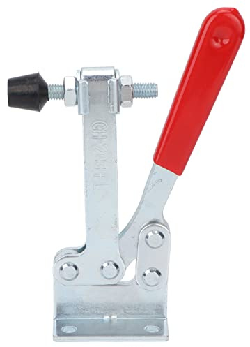 Sauterelle de serrage à levier 230kg, loquet à bascule horizontal avec poignée plastique - fermeture rapide et stable pour soudure et usinage industriel