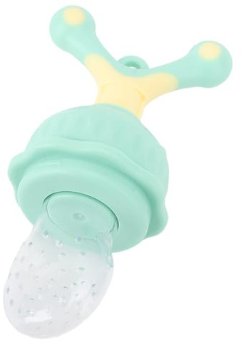 RASTKY Alimentador de Frutas de Silicona, Chupete Seguro para la Dentición del bebé, Alimentador de Alimentos para Bebés, 2 X 4,7 Pulgadas (#12)