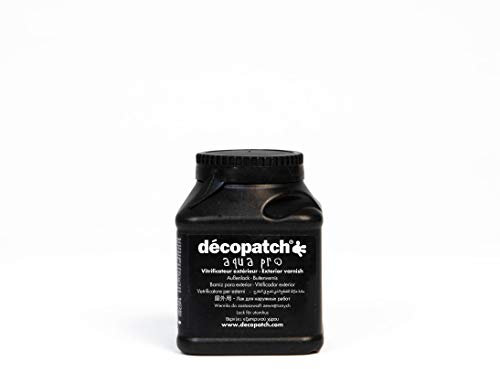 décopatch VAUV180AO - Flasche Aquapro Aussenlack, wetterfest, schütz vor UV Strahlen, 180ml, für DIY-Projekte, 1 Stück