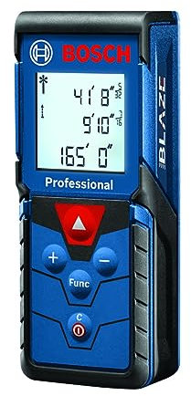 Bosch Blaze Pro Laser Distance Measure, 165-Feet GLM165-40