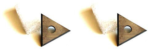 Xcalibur Tooling Lames de racleur Compatible avec Bahco 449 Triangular Scraper Blade Pack de 2 lames