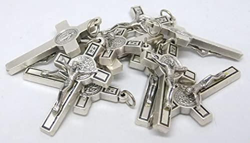 GTBITALY 10 cruces de San Benito con anillo, medida 4 cm, Pintura, Cruz, Capilla