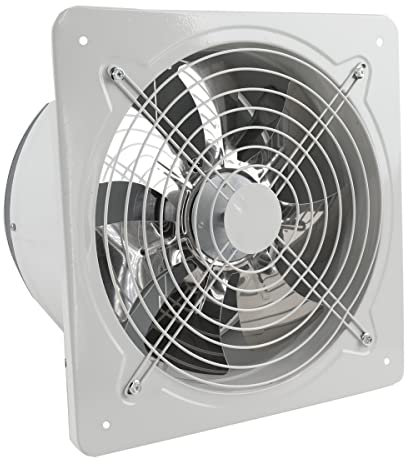 10 Inch Vent Fan Exhaust Blower for Window Attic Ducting Kitchen HVAC Grow Tent Garages Barn Factoris (250mm) 100W 220V