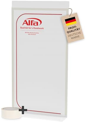 5x Alfa Staubschutztüre mit Reißverschluss 1,1 m x 2,4 m Profi-Qualität inkl. Klebeband, extrem reißfest, Bautür, Türabdeckungen, Staubtüre, Tür, Staubschutz