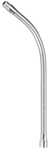 PATIKIL 15 Microfono Collo oca 1pz 5/8-27 Filetto Metallo Universale Tubo Flessibile Braccio Collo Cigno Tubo Prolunga per Multifunzione Fai da Te Argento Tono