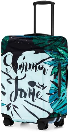Adorila Resebagage skydd resväska skydd passar 6–28 tum bagage, tvättbara resväska skydd för bagage, bagageskyddsöverdrag TSA-godkänd (L, stil), stil, L, Stil, L