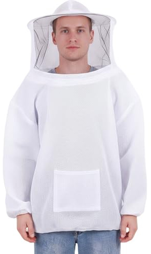 Générique Apiculteur Halloween Adulte Déguisement Cour Élégant Respirant Quatre Saisons Cérémonie Fête Thème (White, One Size)