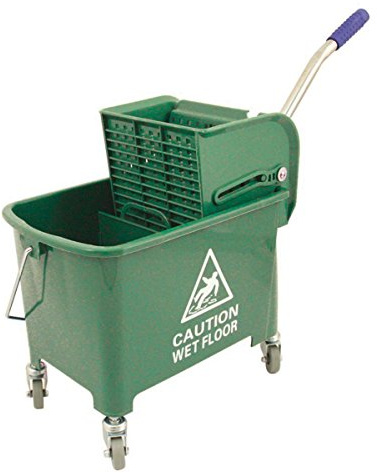 Bentley Industrial MB.20/G Mobile Mop Bucket, 20 L Capacity, Green