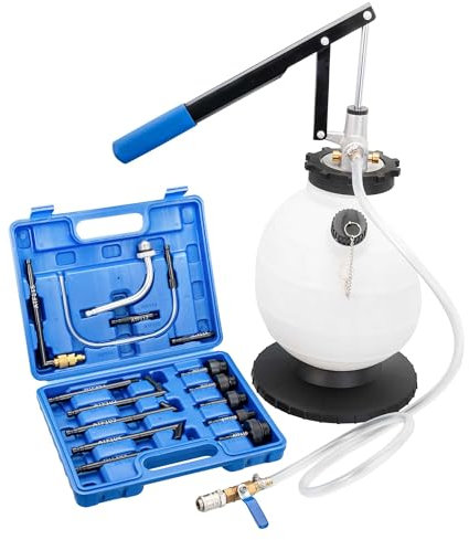 otgerlensker products Manueller Öleinfüller mit Werkzeuge Ölfüllgerät Einfüllgerät Getriebeölpumpe 6L 15 Adapter