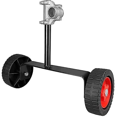 Celuicion Débroussailleuse, Roues Support Réglables, Roues Auxiliaires Accessoire Tondeuse, Débroussailleuse Portable pour Débroussailleuse Coupe-Bordures
