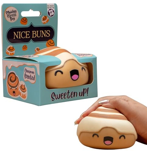 Boxer Gifts Nice Buns Squishy Stress Ball – Funny Stress Relief Toy for Adults, Anxiety Relief, Novelty Desk Accessory, Stocking Filler for Women