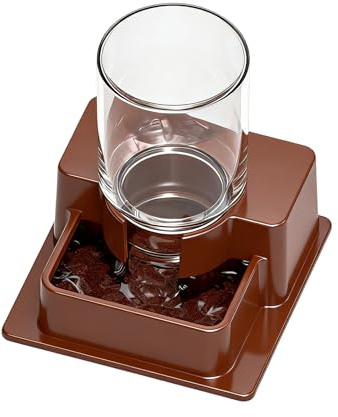 Dispensador de Agua para Reptiles, Cuenco automático para hábitat, Fuente Desmontable, dragón Barbudo, Tortuga, Serpiente, Rana, camaleón, ermitaño, Suministros de Anfibios, fácil