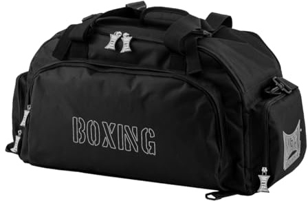 METAL BOXE Sac A Dos Boxing - Sac à Dos avec Bretelles ou Sac Classique avec poignées et bandoulière. Noir FR: Taille Unique (Taille Fabricant: Taille Unique)