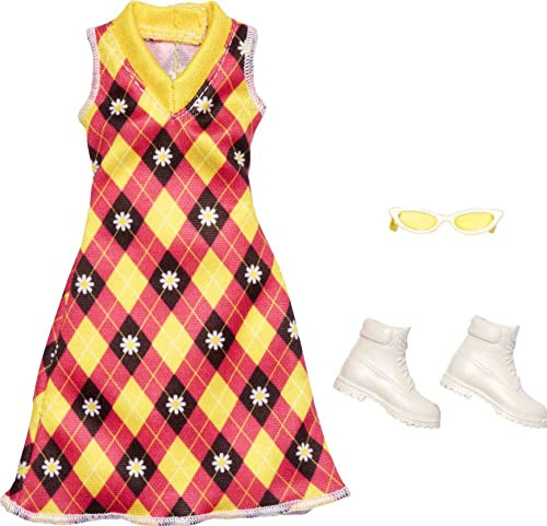 Barbie Mattel Clothing Fashion Full Look & Accessoires Mod Sdos (HJT17)