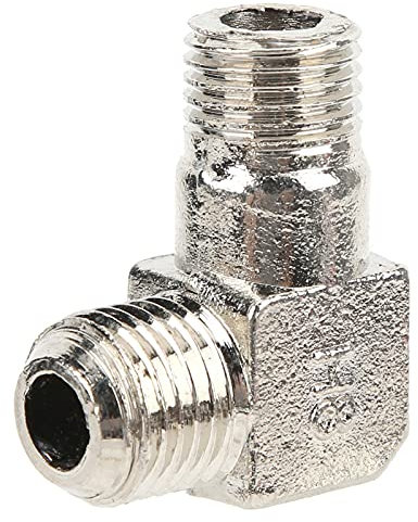 Conectores de Bomba de Aire G1/4, Junta de Tubo de Rosca de Codo de ángulo Recto G1/4, Accesorios de Compresor de Aire M14 para áreas Estrechas, Medio de Aire