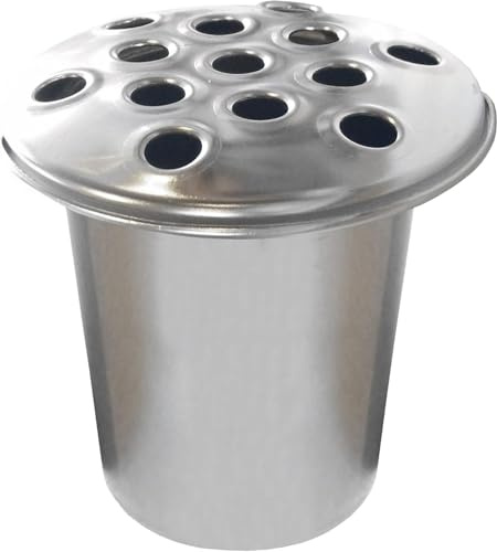 Bountiful skördeminnesmärke 12 cm hög 12,7 cm bred aluminium gravinlägg för gravstenar och gravvaser – perfekt för begravningsblommor, gravornament. (Silvertopp, 2-pack)