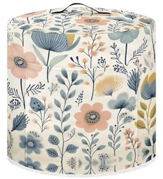 CREAMIC Wildflower Dust Cover Compatible with 6 qt Instant Pot and Extra Accessories, for Electric Pressure Cooker Rice Cooker and Air Fryer Insulated Protector Cover Keep Appliance Clean