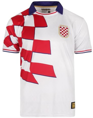 Fußballtrikots, Fußball Trikot Kroatien, Nationalmannschaften, Fan-Trikot, Kroatien Trikot - Fußball T-Shirt (XXL)