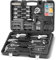 STAHLWERK Heimwerker Set HTS-109 ST Werkzeugkoffer | Tool Box | Werkzeugkasten mit 108-teiligem Werkzeug Set aus Schraubendrehern, Steckschlüsseln, Zangen, Hammer, Maßband, Bit-Set und Zubehör