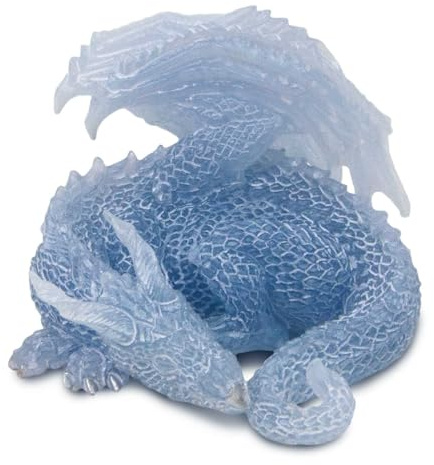 Safari Ltd. Glow-in-the-Dark Sleepy Dragon Figure - Translucent 4 Fantasy Creature - Mythical Toy for Boys, Girls, and Kids Ages 3+