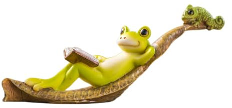 Figura in resina dolce statuetta da giardino – Decorazione da scrivania per ufficio giardino stagno tavolo