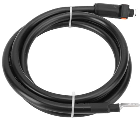 Pwshymi Câble d'alimentation à Haute conductivité 4AWG pour Un Transfert de Courant sécurisé, adapté au Tracteur de Moto de Bateau de Voiture, Matériau en Silicone (1 X Câble de Batterie) (1 m/3,3