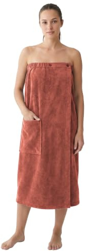 SIEGENTHAL Toalla de sauna para mujer, color rosa