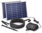 esotec Solar Bachlaufset Waterfall 100 5000 Pro, Komplettset, Bachlaufpumpe 5000l/h, Solarmodule 100Wp, Erdspieß, Teichpumpe Gartenteich, Solarbrunnen draussen, Wasserspiel, 2,5m, 101970