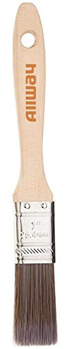 ALLWAY MP10 Master Pro - Pincel de Pintura con Mango de Madera Dura, Borde Recto de 1 Pulgada