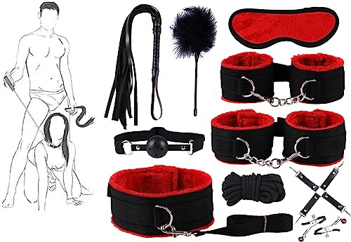 Conjunto de Cuero de 10 Piezas, Regalo de Entrenamiento Deportivo y Fitness, cinturón elástico de Entrenamiento de Pareja para competiciones Deportivas y Eventos Familiares (Morado)